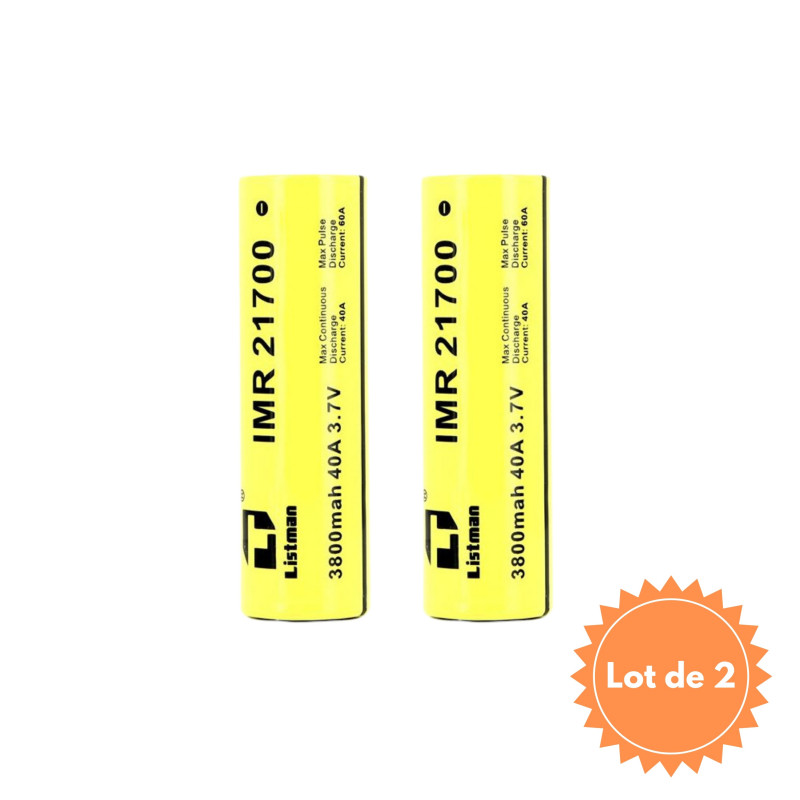 ACCU 40A 21700 3800MAH LISTMAN ACCU 40A 21700 3800MAH LISTMAN