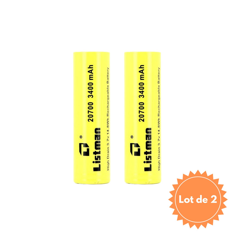 ACCU 40A 20700 3400MAH LISTMAN ACCU 40A 20700 3400MAH LISTMAN