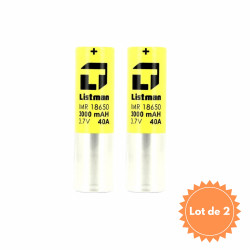 ACCU 40A 18650 3000MAH V2 LISTMAN