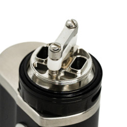 Kaees Stacked RTA – Dual coil 24 mm, 5 ml, plateau à pinces par Tony B