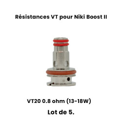 Résistances VT – Niki Boost II | 0.8Ω & 0.4Ω